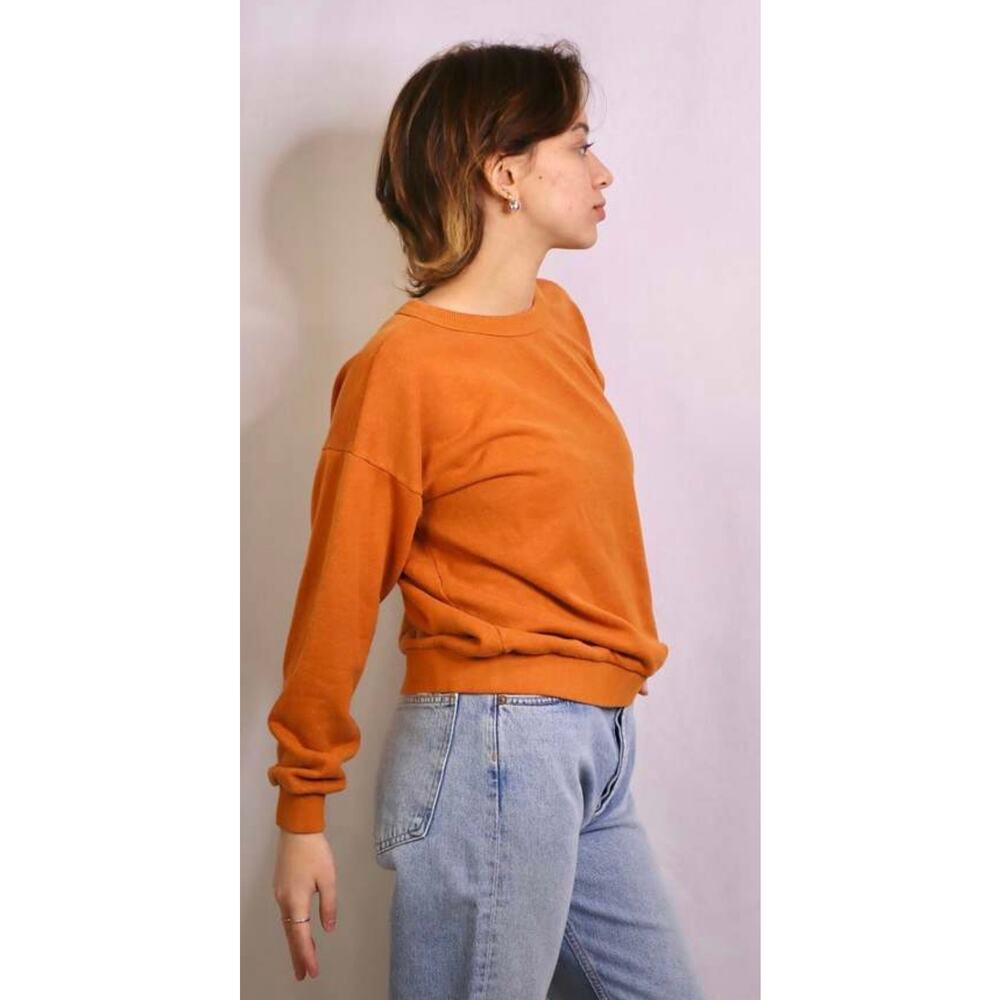 Jungmaven Orange Crewneck Sweatshirt
